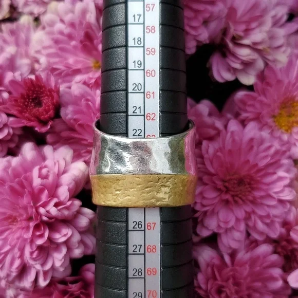 Silpada Vintage .925 Sterling Silver & Brass Ring - Picture 3 of 6